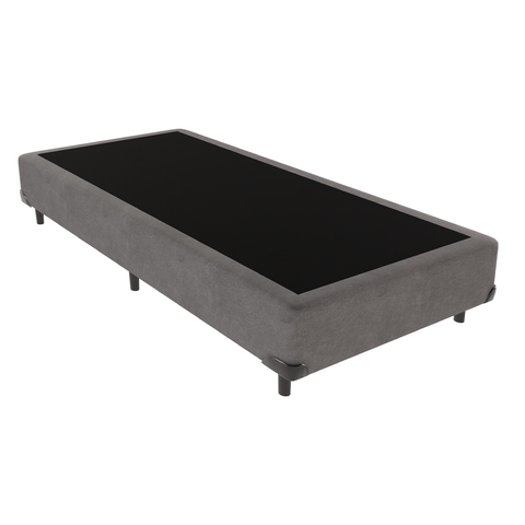 Cama Box Solteiro 88x188 Cinza