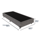 Ver imagem 3 de Cama Box Solteiro 88x188 Cinza