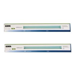 Kit 2 Luminária LED de Teto Linear 18W 60cm Branco Frio Bivolt - 2