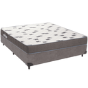 Ver imagem 1 de Cama Box Cinza e Colchão Light Espuma D33 Casal Ortobom