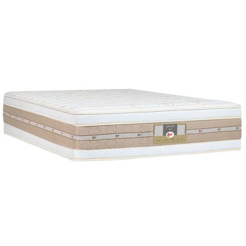Colchão Queen Molas Air Pocket 158x198x34cm Double Face Silver Star - Castor