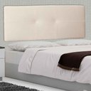 Ver imagem 1 de Cabeceira Painel Casal 140 Cm Poliana Suede Bege Claro