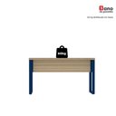 Ver imagem 4 de Mesa Escritório1200x600x750mm M1200pe40tub Noce Naturalle-azul Delrei