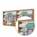 Ver imagem 6 de Closet Casal Duplo Lu 12 Portas 8 Gavetas