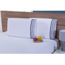 Ver imagem 2 de Jogo De Lençol Solteiro King 3 Peças 200 Fios 40cm Altura Leze Preta