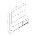 Ver imagem 6 de Rack com Painel Cronos para Tv até 50 Polegadas Madetec