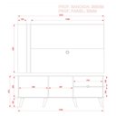 Ver imagem 7 de Rack com Painel Cronos para Tv até 50 Polegadas Madetec