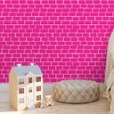 Ver imagem 1 de Tijolo Rosa - Papel de Parede - 0,58 x 1,50m