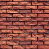 Tijolo Vermelho Escuro - Papel de Parede - 0,58 x 2,00m - 2