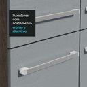 Ver imagem 7 de Armário de Cozinha Completa 293cm Rustic/Cinza Emilly Madesa 02