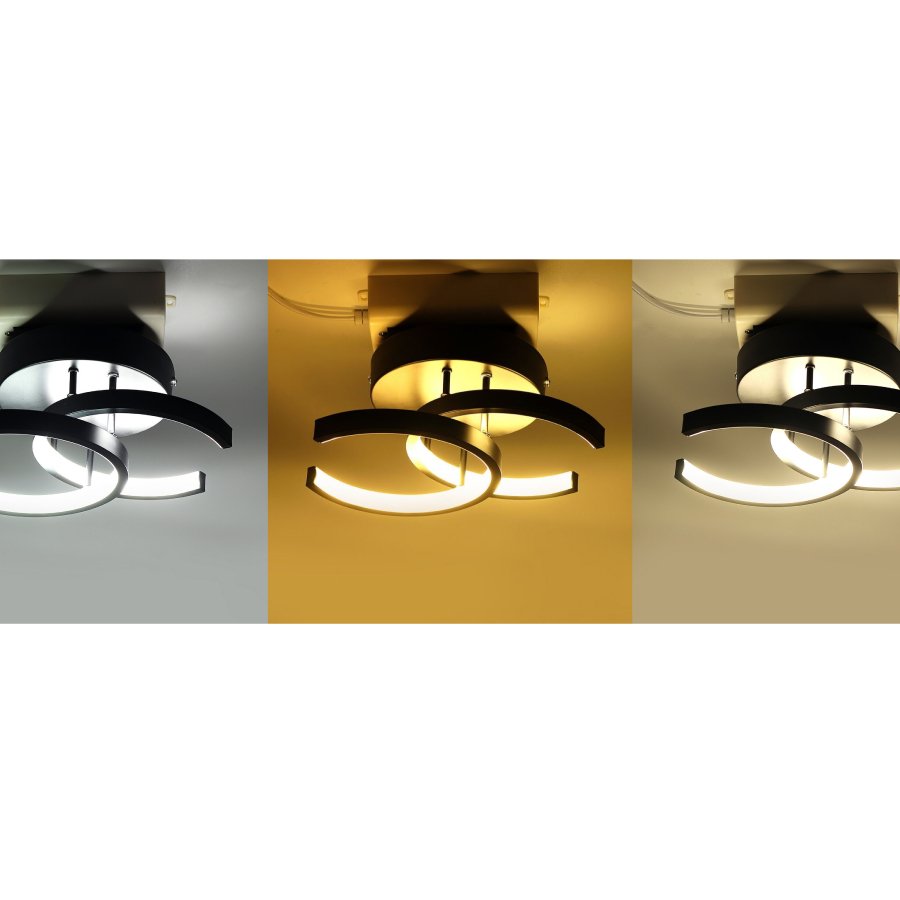 Luminária de Teto Plafon Led Moderna Lustre para Corredor Sala Quarto Cozinha - 3