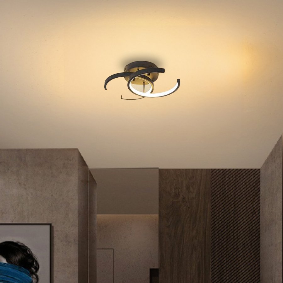 Luminária de Teto Plafon Led Moderna Lustre para Corredor Sala Quarto Cozinha - 1