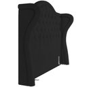 Ver imagem 3 de Cabeceira Cama Box Queen 160 cm P05 Lisboa Bouclê Preto - Lyam Decor