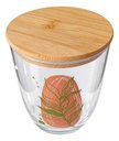 Ver imagem 7 de Kit 2 Potes de Vidro Nadir 750ml com Tampa de Bambu Decorado