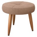 Ver imagem 1 de Puff Decorativa Redondo Marici Boucle Marrom