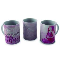 Caneca Primeiro dia das mães - Gravidez - 1