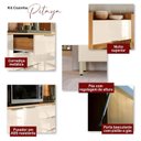 Ver imagem 6 de Kit para Cozinha Ambiente Pitaya Cinamon Touch Off White - Demóbile