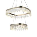 Ver imagem 1 de Lustre Pendente Nordecor Stenna 2896 Ouro Brilho Led Bivolt