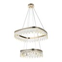 Ver imagem 4 de Lustre Pendente Nordecor Stenna 2896 Ouro Brilho Led Bivolt