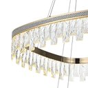 Ver imagem 2 de Lustre Pendente Nordecor Stenna 2896 Ouro Brilho Led Bivolt