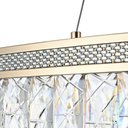 Ver imagem 3 de Lustre Pendente Nordecor Stenna 2896 Ouro Brilho Led Bivolt