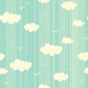Ver imagem 2 de Nuvens - Papel de Parede Infantil - 0,58 x 2,00m