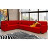 Sofá de Canto Magno 2,57x4,57m Vermelho - 2