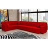 Sofá de Canto Magno 2,57x4,57m Vermelho - 1