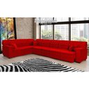 Ver imagem 1 de Sofá de Canto Magno 2,57x4,57m Vermelho