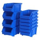 Ver imagem 1 de Kit 20 Caixa Gaveta Plástica Organizadora Bin Nº3 Plus:AZUL