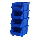 Ver imagem 3 de Kit 20 Caixa Gaveta Plástica Organizadora Bin Nº3 Plus:AZUL