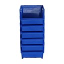 Ver imagem 4 de Kit 20 Caixa Gaveta Plástica Organizadora Bin Nº3 Plus:AZUL