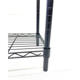 Estante de Aço Super Forte Vghome 4 Prateleiras Reguláveis Preta - 8
