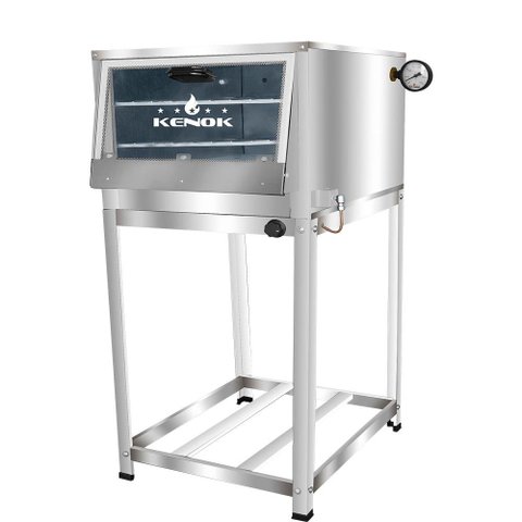 Forno Brilho Cavalete 150 Litros Kenok Baixa Pressão Tampa Vidro Fc150bi.927