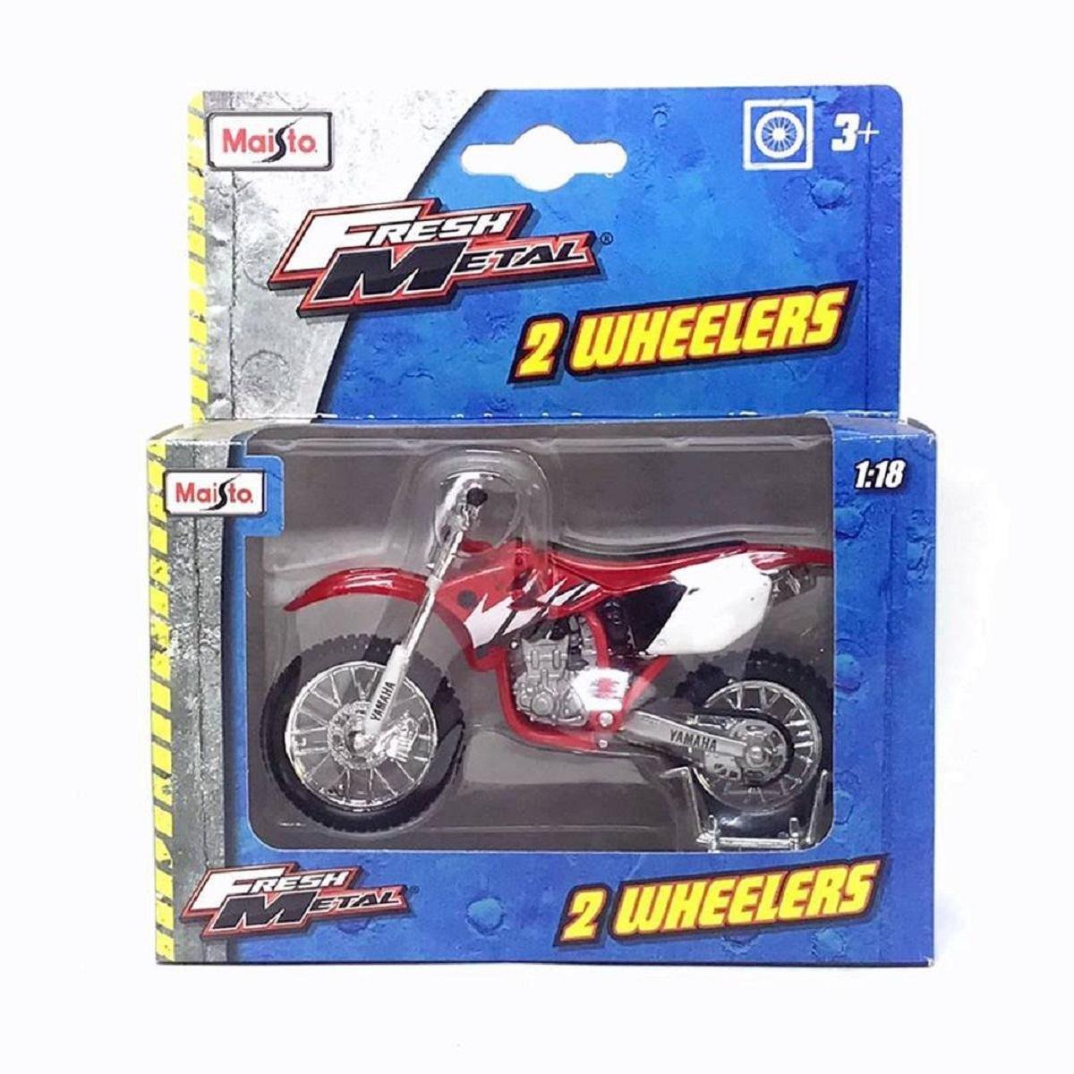 Miniatura de Moto da Yamaha YZ450F Escala 1:18 Maisto