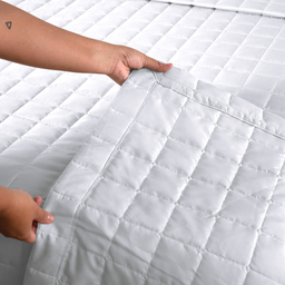 Kit Colcha Cobre Leito Matelado Casal King Size 3 Peças Dupla Face Soft Branco - 7