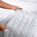 Ver imagem 7 de Kit Colcha Cobre Leito Matelado Casal King Size 3 Peças Dupla Face Soft Branco