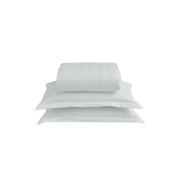 Kit Colcha Cobre Leito Matelado Casal King Size 3 Peças Dupla Face Soft Branco - 3