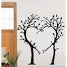 Adesivo Decorativo Árvore em formato de Coração Lindo para sala - 1