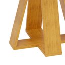 Ver imagem 4 de Mesa de Jantar Retangular 4 Lugares Tampo Chanfrado 120cm com Vidro Kiara Cedro/off White - Dj Móvei