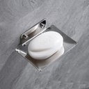 Ver imagem 2 de Saboneteira Luxo Banheiro Porta Sabonete Aço Inox 304 Cor Prata Brinovar
