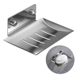 Saboneteira Luxo Banheiro Porta Sabonete Aço Inox 304 Cor Prata Brinovar