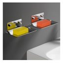 Ver imagem 3 de Saboneteira Luxo Banheiro Porta Sabonete Aço Inox 304 Cor Prata Brinovar