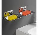 Ver imagem 3 de Saboneteira Luxo Banheiro Porta Sabonete Aço Inox 304 Cor Prata Brinovar