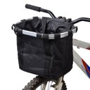Ver imagem 2 de Cesta Bicicleta Tipo Bolsa Engate Rápido Aro 26 29 Alumínio Preta Elleven / GTS Cesta Bicicleta Aro