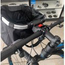 Ver imagem 6 de Cesta Bicicleta Tipo Bolsa Engate Rápido Aro 26 29 Alumínio Preta Elleven / GTS Cesta Bicicleta Aro 