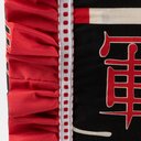 Ver imagem 2 de Jogo Cama Lençol Fiore Casal Padrão Estampado 180 Fios 100% Algodão com Babadinho 3 Peças Vermelho o