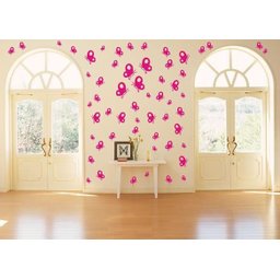 Adesivos Borboletas Asas Aredondadas Kit com 68 Borboletas - 1