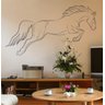 Adesivo Decorativo para Casa Animal Cavalo Saltando lindo - 1