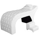 Ver imagem 1 de Maca Estofada Estética Capitonê 70 Cm Corino Branco - Fm